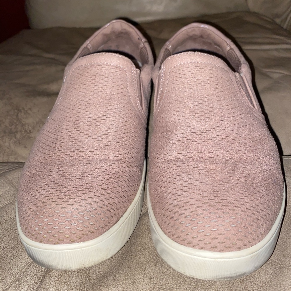 Dr. Scholl’s mauve slip ons